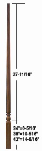 8100 Series Elegan Rise Colonial Balusters