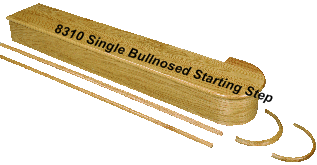 8310 Single Bullnosed Starting Step