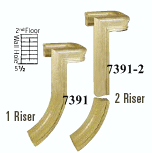 7390 1 Rise & 7390-2 2 Rise Gooosnecks 180-degree