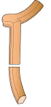 7065 Right Hand 2 Riser Gooseneck