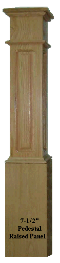 993 Box Newel with 7-1/2