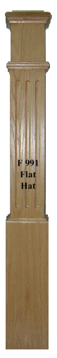 996 Box Newel with 7-1/2