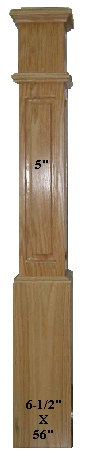 997 RANCH BOXED NEWEL POST