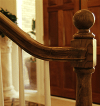 Ball Top Colonial newel Post