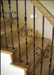Butterfly and Ribbon metal balusters