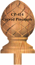 CP-414 Carved Pineapple Finial