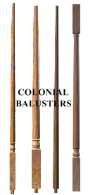 Colonial Wood Stair Balusters