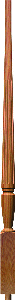 F-2015 Fluted Pin Top  Bunker Hill Baluster
