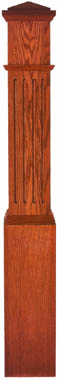 Fluted 4092 Boxed Newel Post