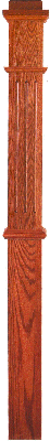 F-4375 Fluted Intermediate Box Newel Post