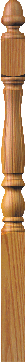 Fluted 4600 Country 48" Newel Post