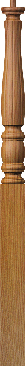 Fluted 5511 Utah Classic Pin Top Newel Post