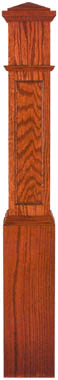 Flat Paneled 4092 Boxed Newel Post