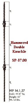 HF16.1.5  Single Ribbon Iron Baluster