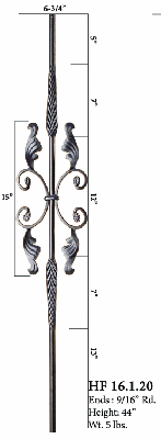 HF16.1.7  Forged Gothic Plain Bar