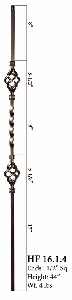 HF16.1.17 Single Feather Baluster
