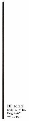 HF16.2.2 Straight Round Bar Baluster