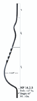 HF16.2.4 Plain Belly-Balcony Baluster