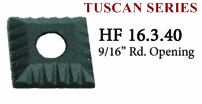 HF16.3.5 Scalloped Shoe with Square Opening