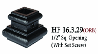 HF16.3.30 Solid Iron Pitch Shoe, Oil Rubbed Bronze