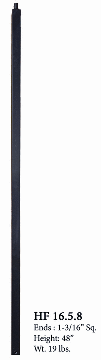 HF16.5.10   Feathered Newel Post Round