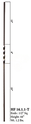 HF16_1_1-T Tubular Single Twist