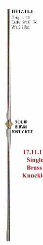 HF17.11.1  Stainless Steel Single Brass Knuckle