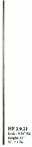 HF2.9.13 Double Knob Baluster