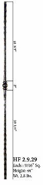 HF2.9.11 14 1/2" X 5" S Scroll
