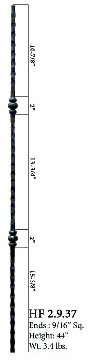 HF2.9.3  Single Diamond Baluster