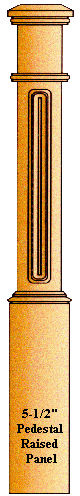 K996 Boxed Newel Post