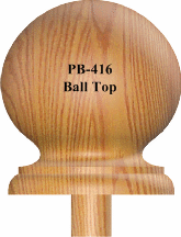 PB-416  3-1/2" Plain Ball Top