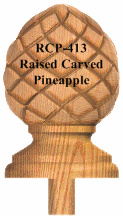 RCP-413 Raised Carved Pineapple Finial