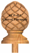 RCP-413 Raised Carved Pineapple Finial