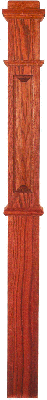 RP-4375 Raised Panel Intermediate Box Newel Post