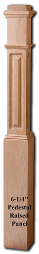 RP-991 Raised Panel Box Newel