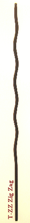 TZZ Zig Zag Iron Baluster