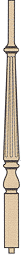 Regency Fluted 5615 Pin Top Baluster