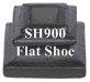 SH900 Satin Black Flat Metal Baluster Shoe