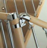 Close up of Fusion rake to level connection