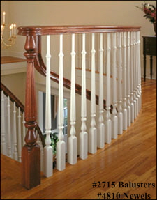 Regency Fluted with 2715 balusters and 4810 Newels