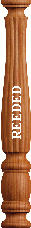 reeded detail