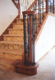 Post to Post Classic with Gothic Iron Balusters